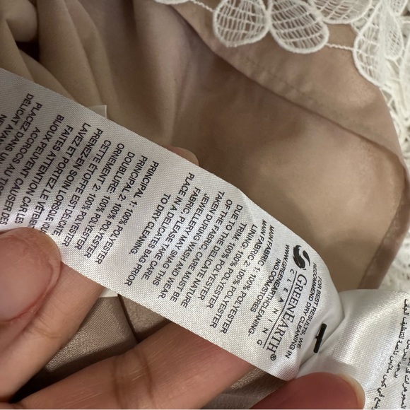 Self Portrait Off The Shoulder Guipure Lace Mini Dress - Picture 10 of 13